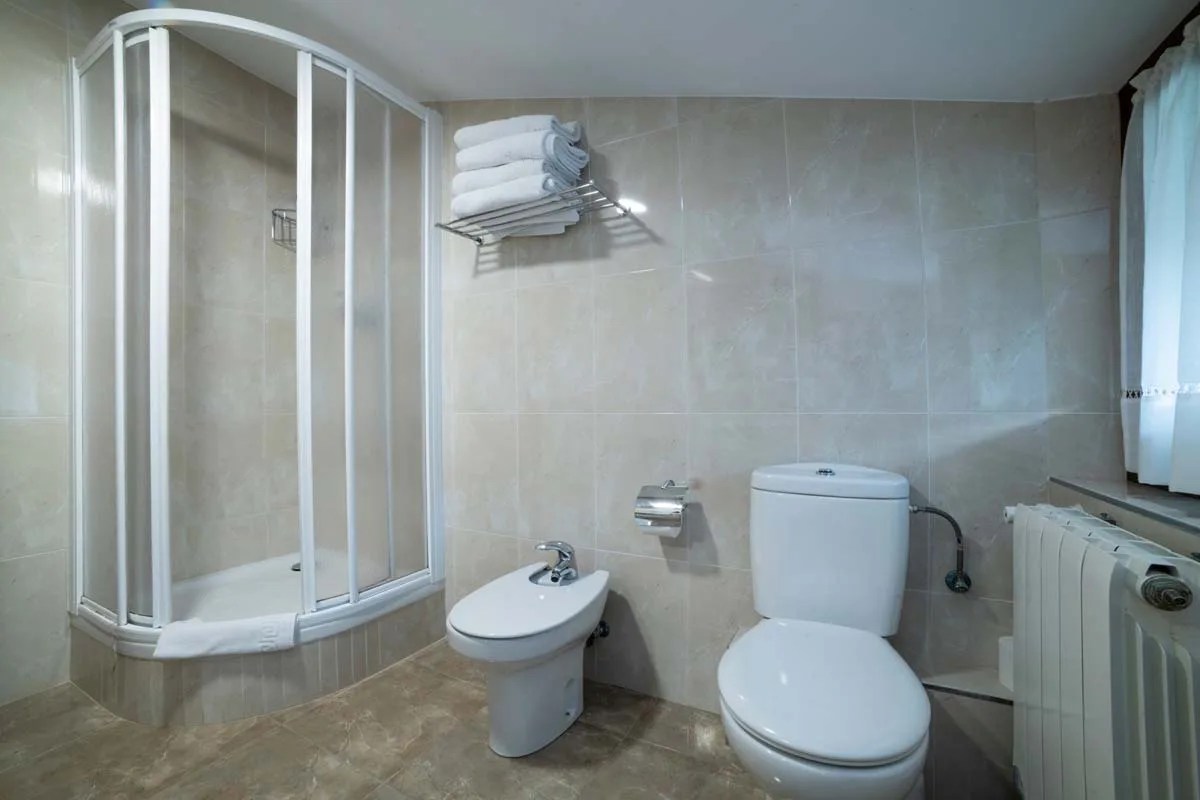 Private bathroom with shower