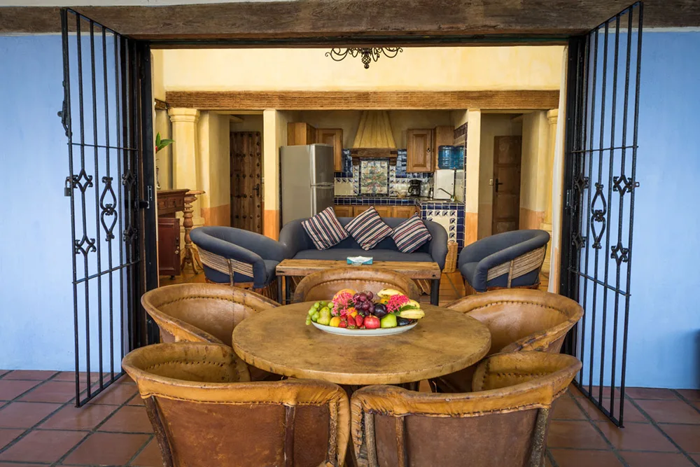 Interior de la villa