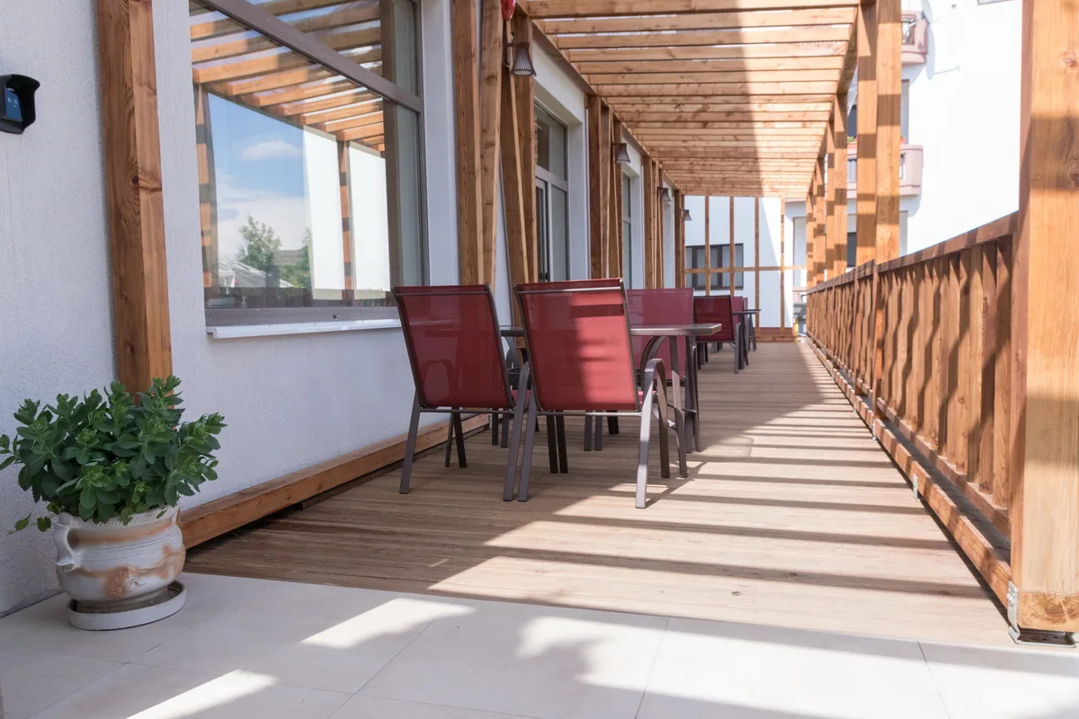 Guesthouse terrace