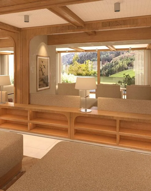 Hotel relaxation area