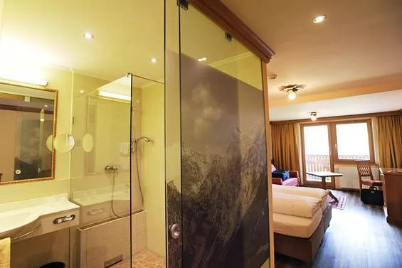 Vista del interior del baño Sonnjoch