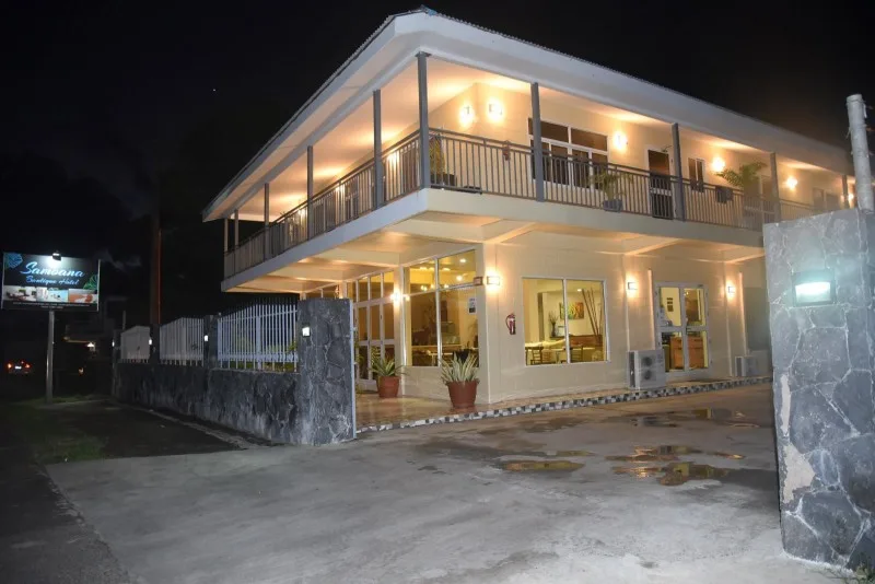 Entrada del hotel