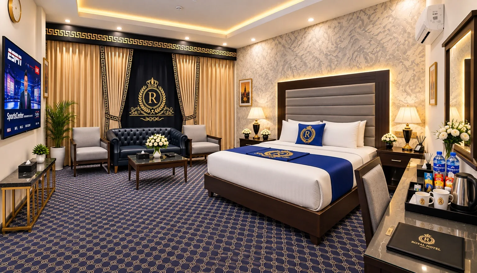 Suite ejecutiva del Royal Regency Hotel