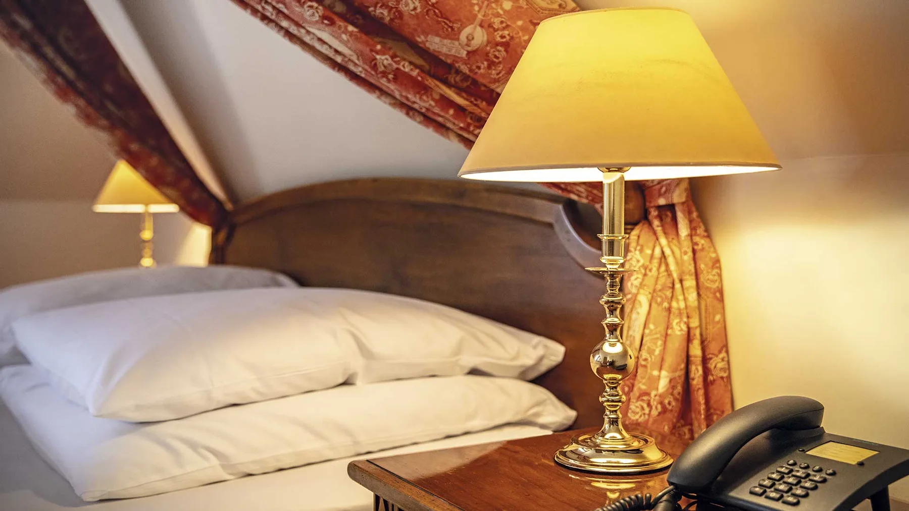 Interior de una habitación del hotel