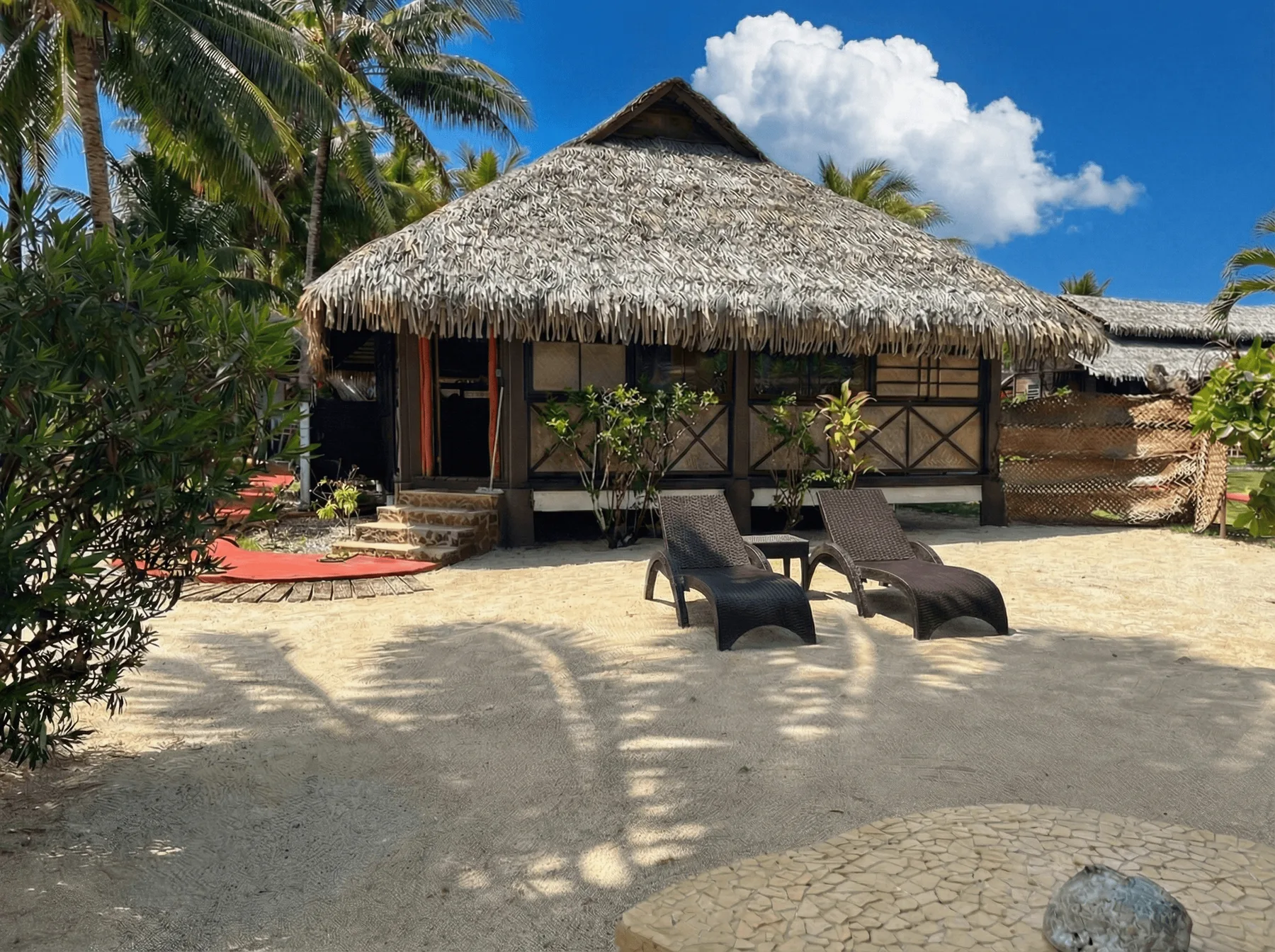 Bungalow over the beach