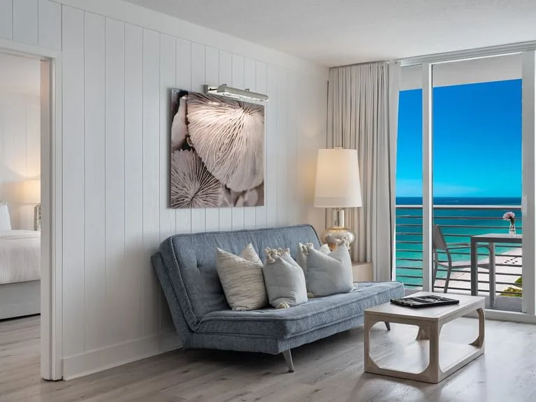 Hotel suite interior