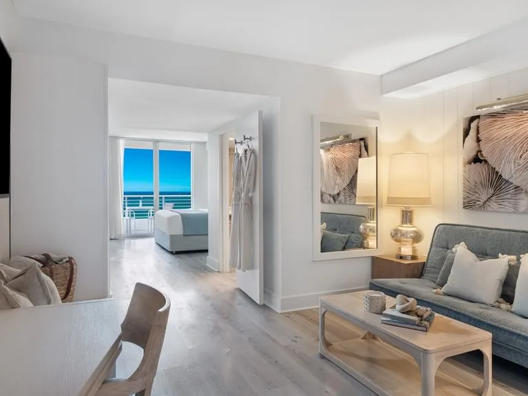 Hotel suite interior