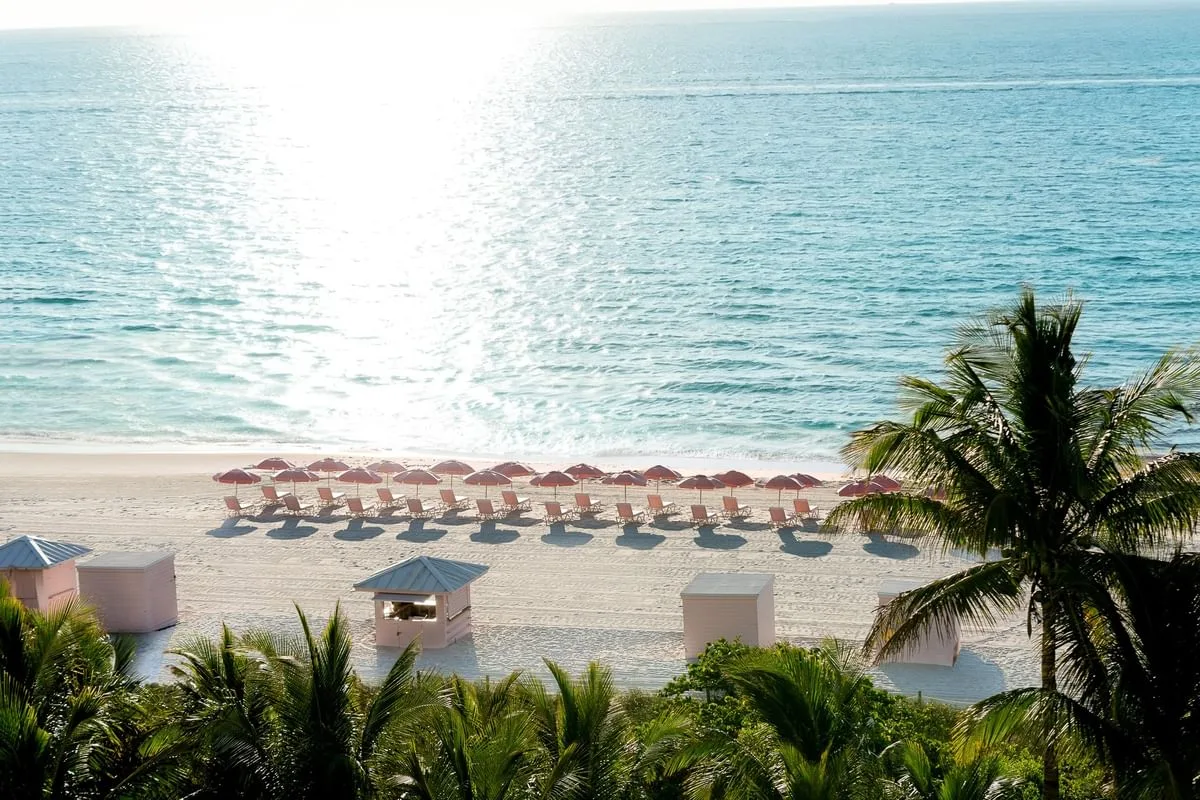 Beach access and shoreline