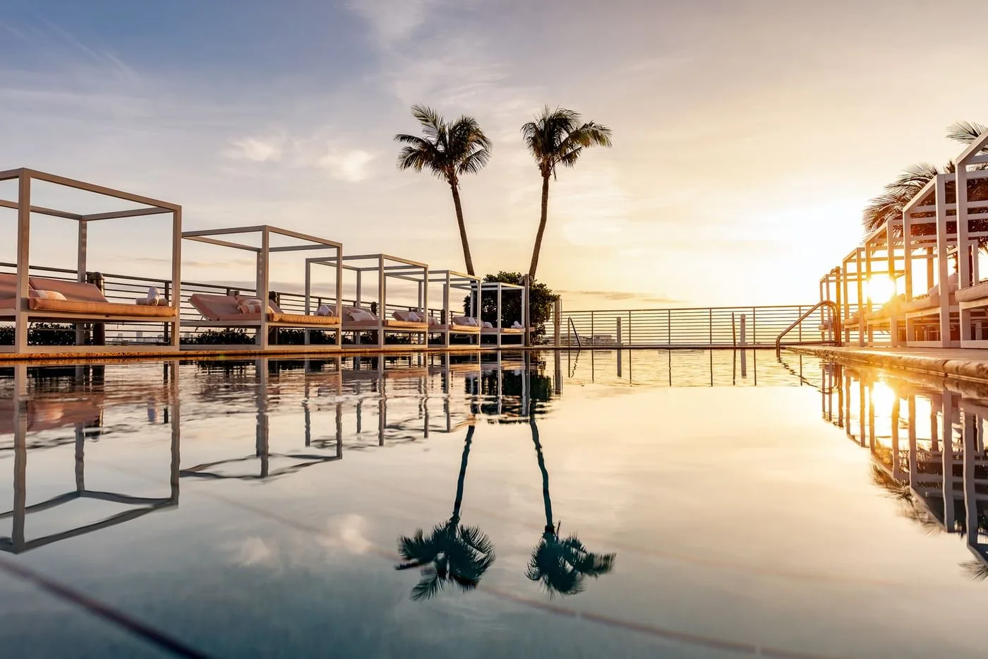 Rooftop pool