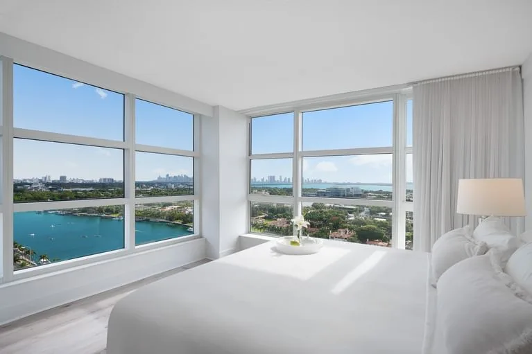 Two-bedroom bay-front suite