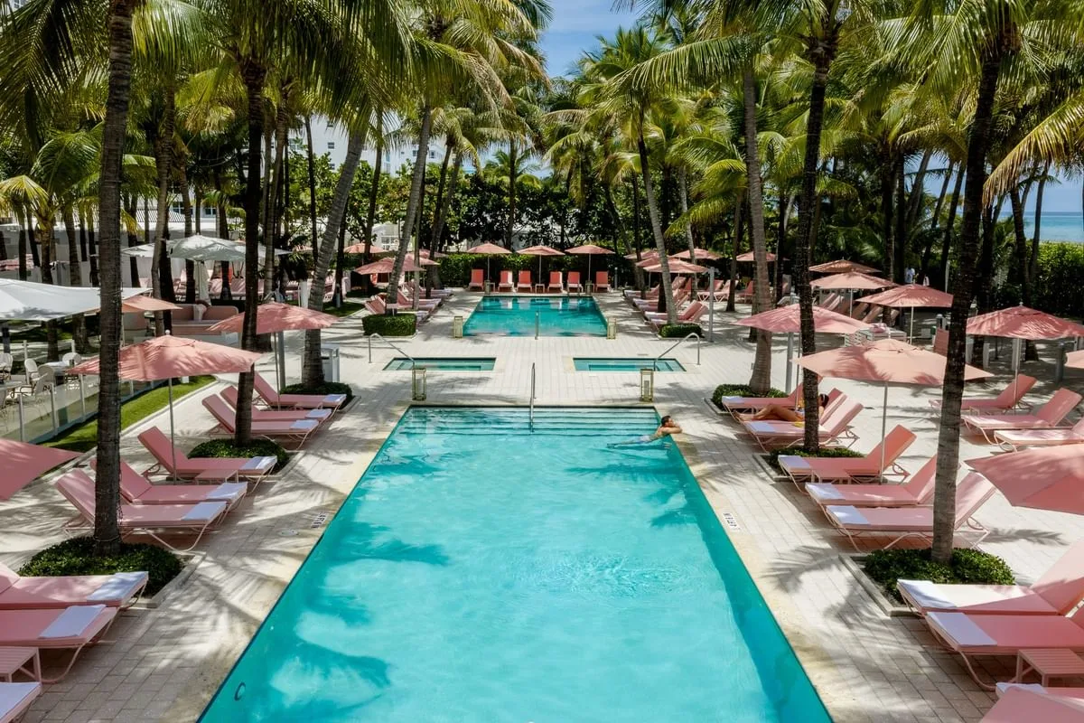 Pool and hotel grounds