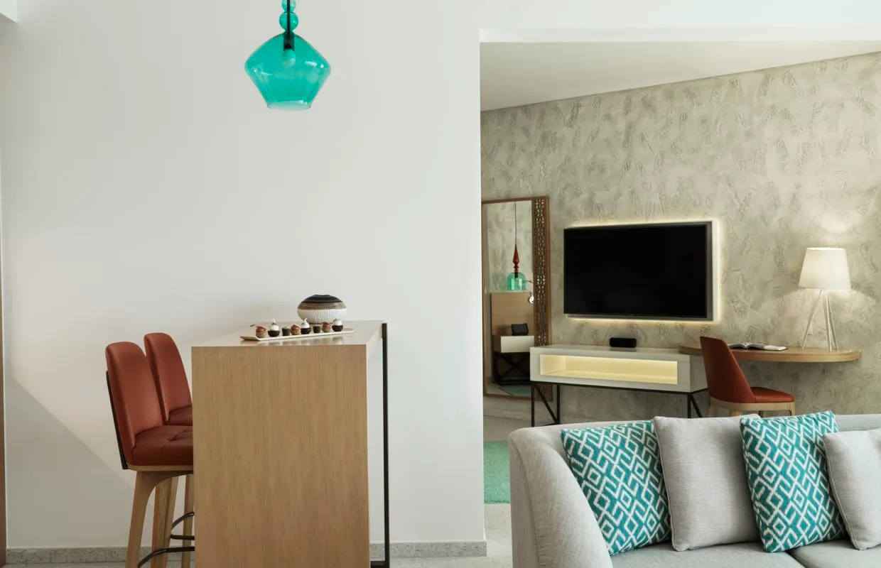 Living room with sofas