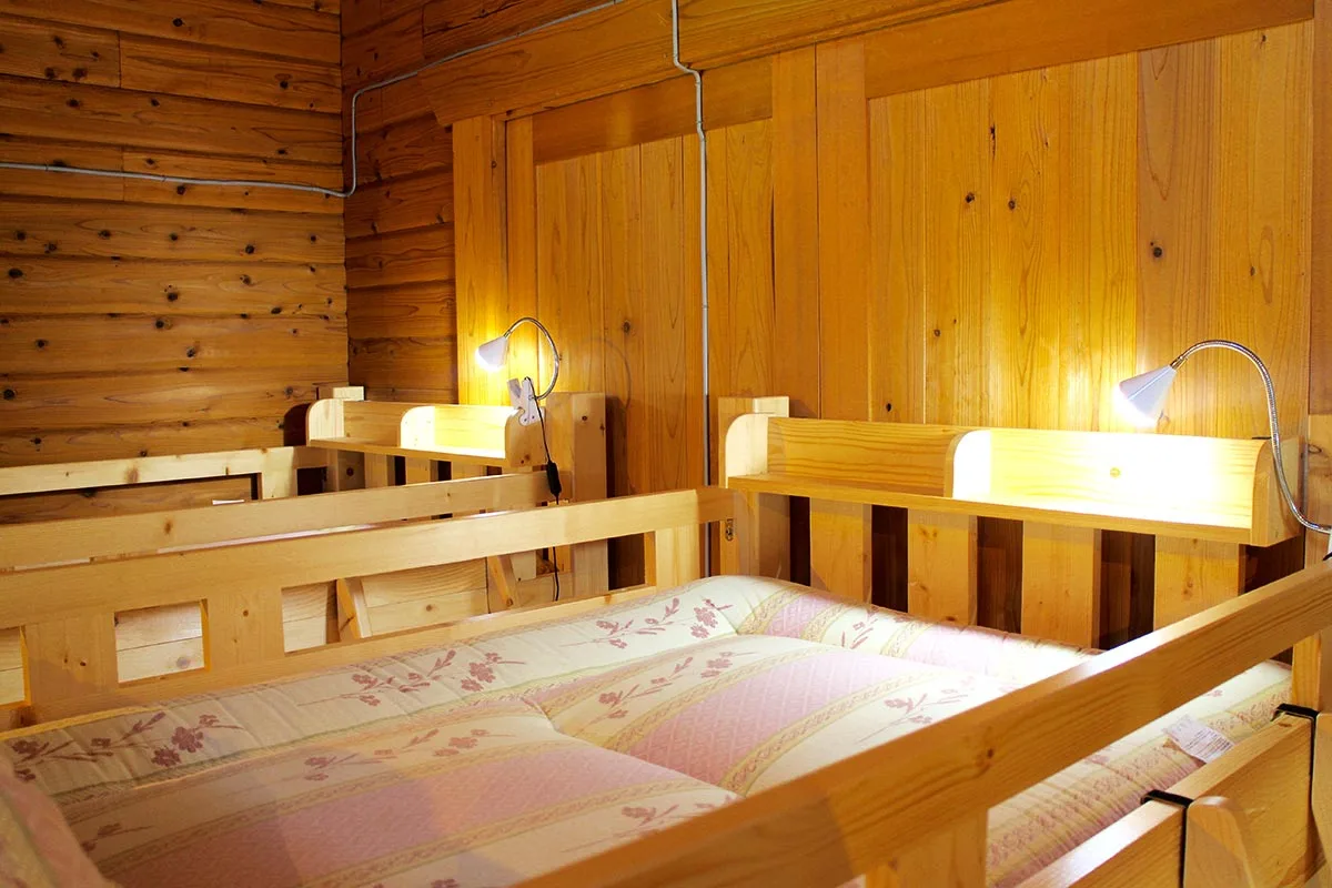 Camas del dormitorio compartido
