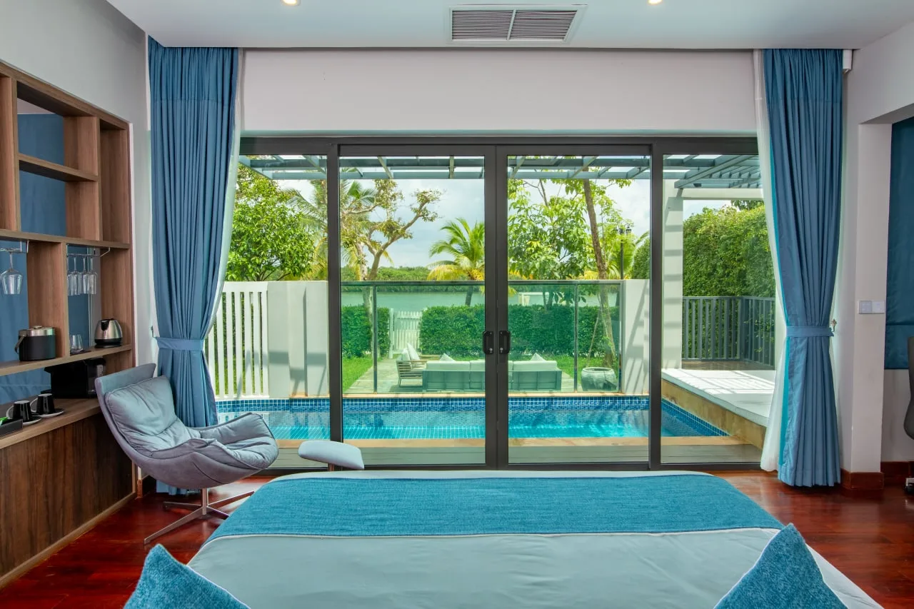 Villa de un dormitorio con piscina