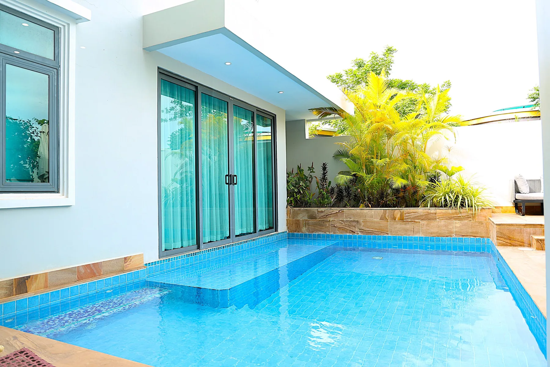 Villa de dos dormitorios con piscina