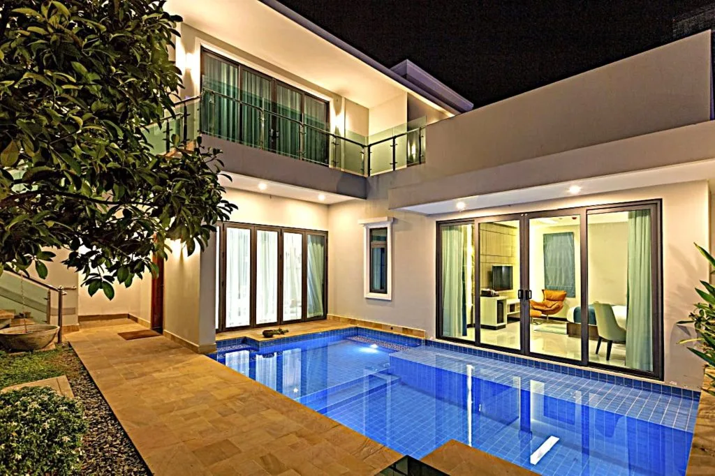 Villa de dos dormitorios con piscina