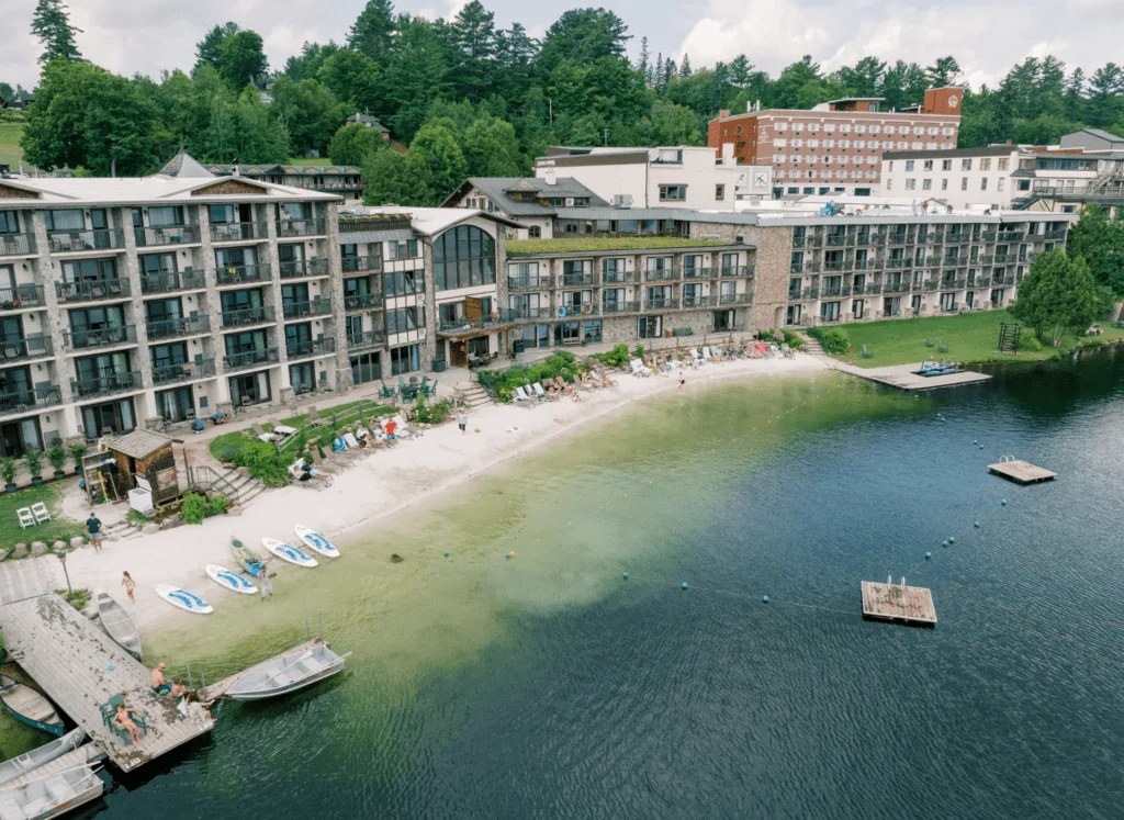 Golden Arrow Lakeside Resort on Mirror Lake in Lake Placid