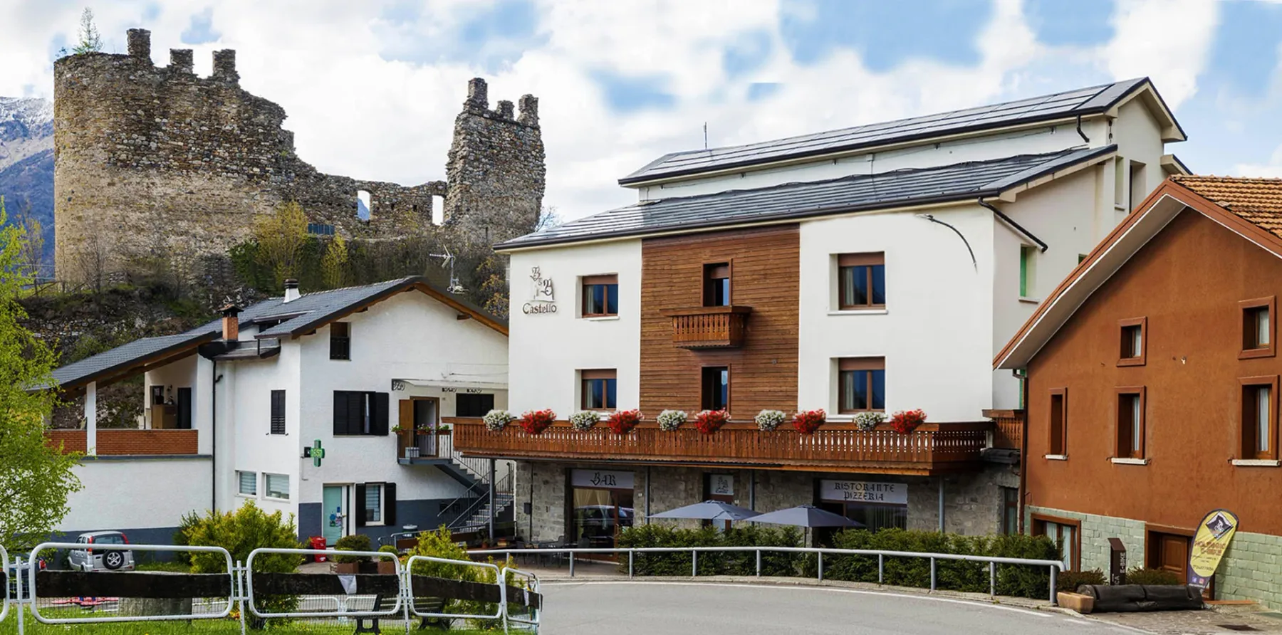 Exterior del B&B Castello Cimbergo