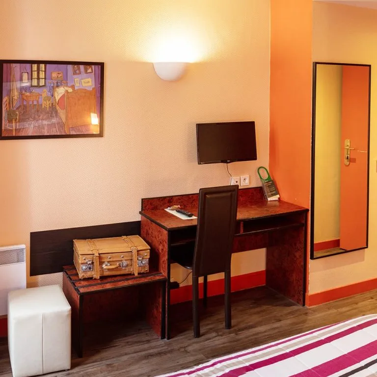 Habitación en el Hôtel Pierre Nicole.
