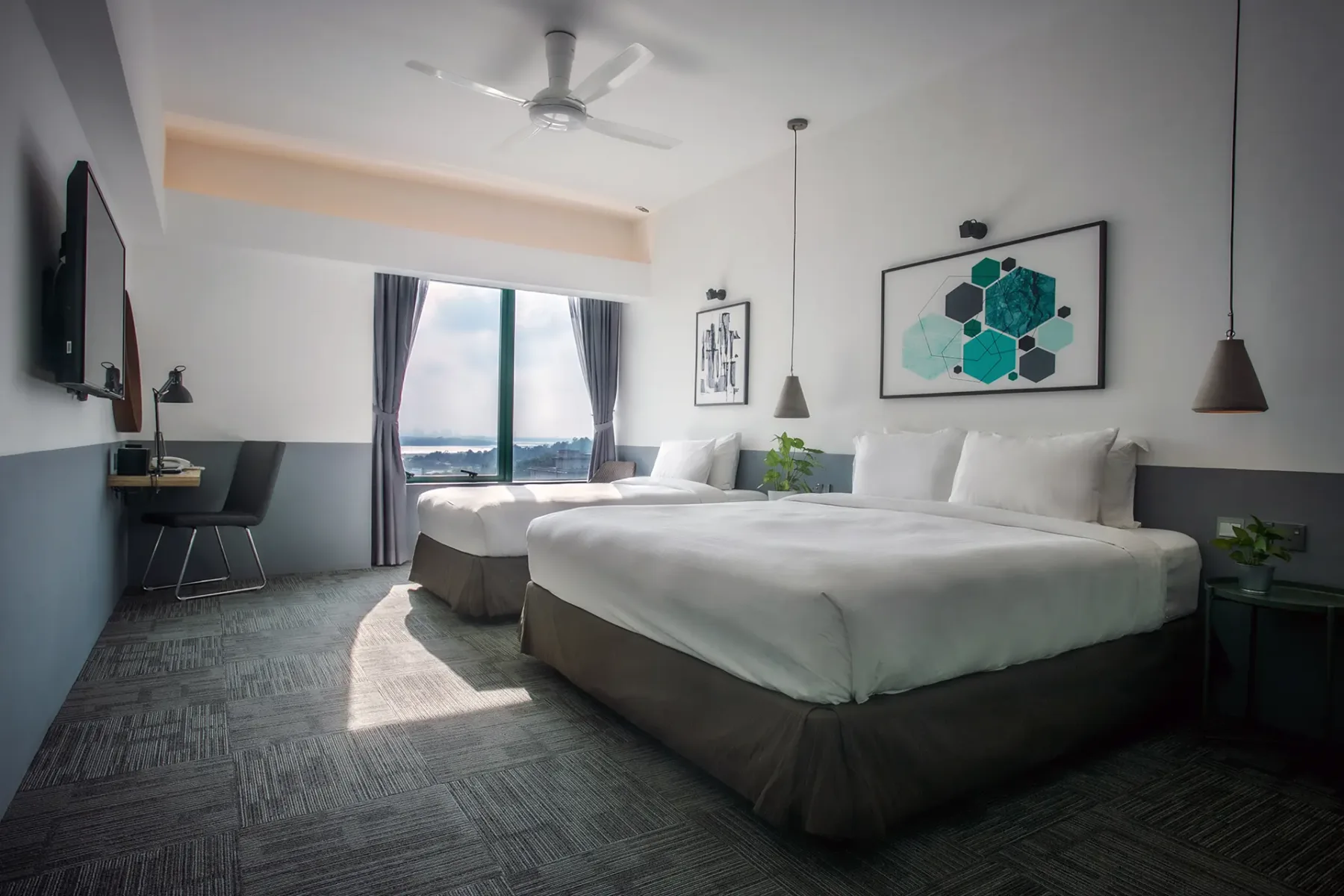 Habitación triple deluxe