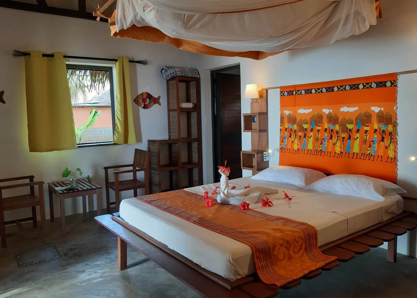 Habitación principal de un bungaló