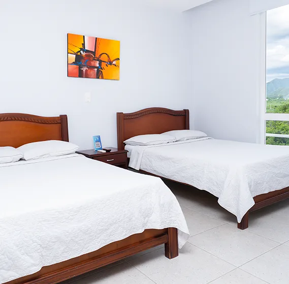Habitación con dos camas individuales