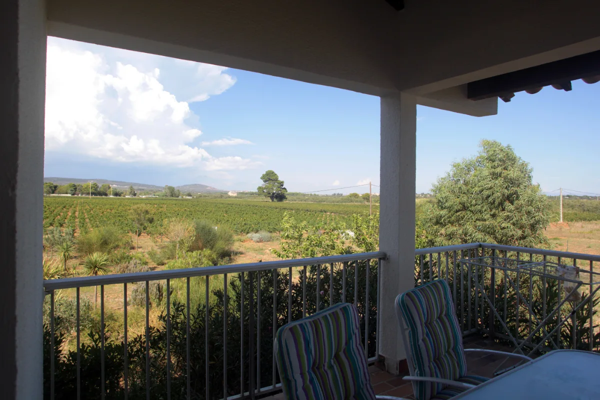 Terraza de la villa