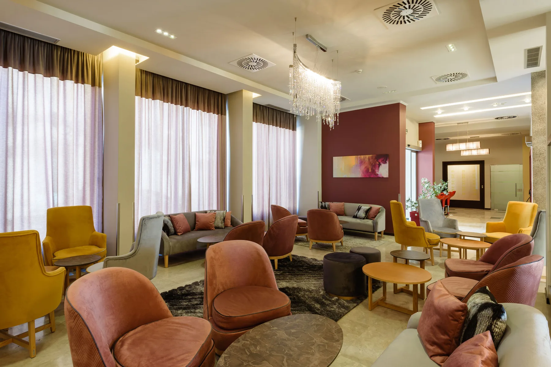 Hotel common lounge
