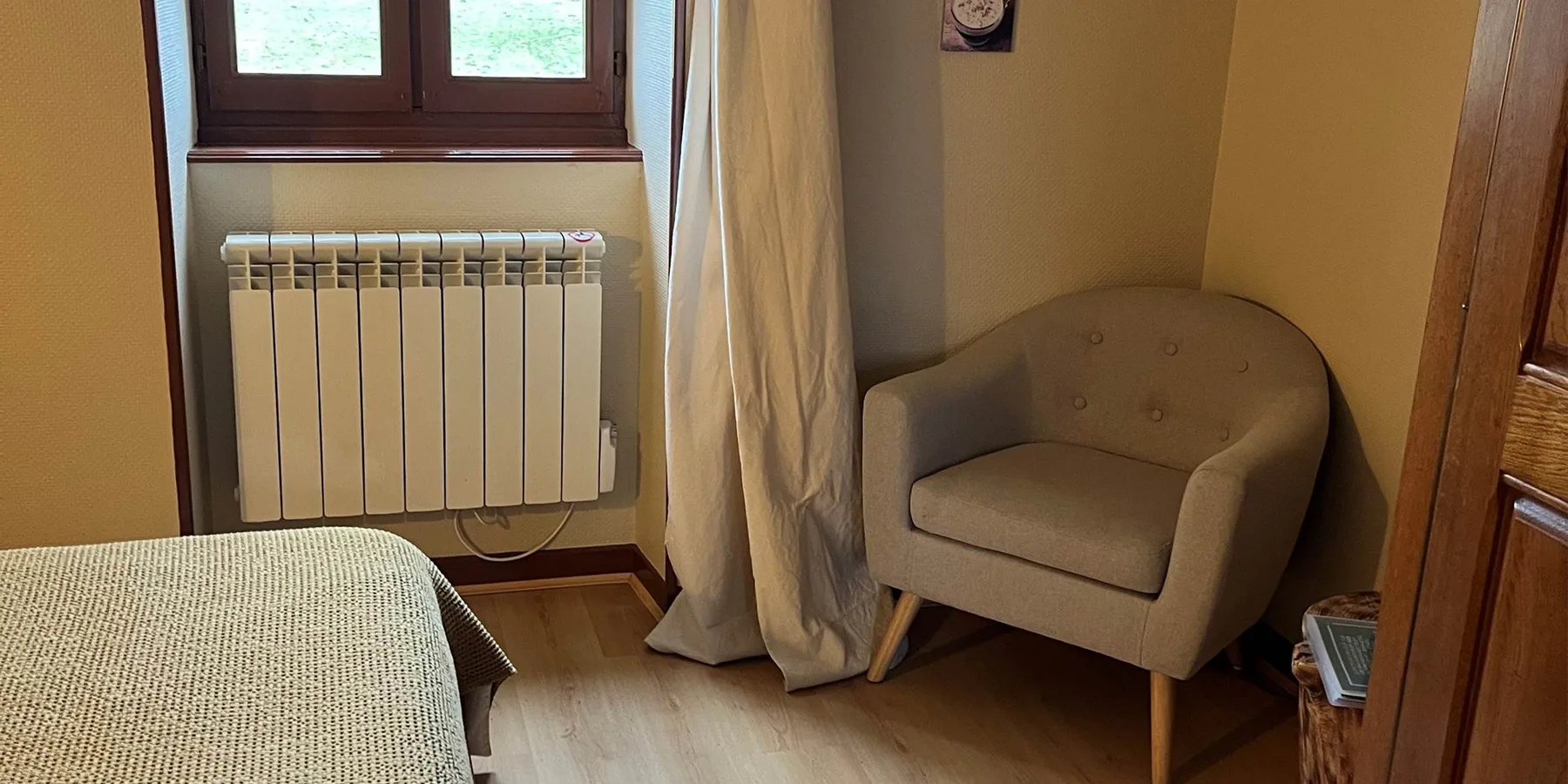 Armchair and wardrobe