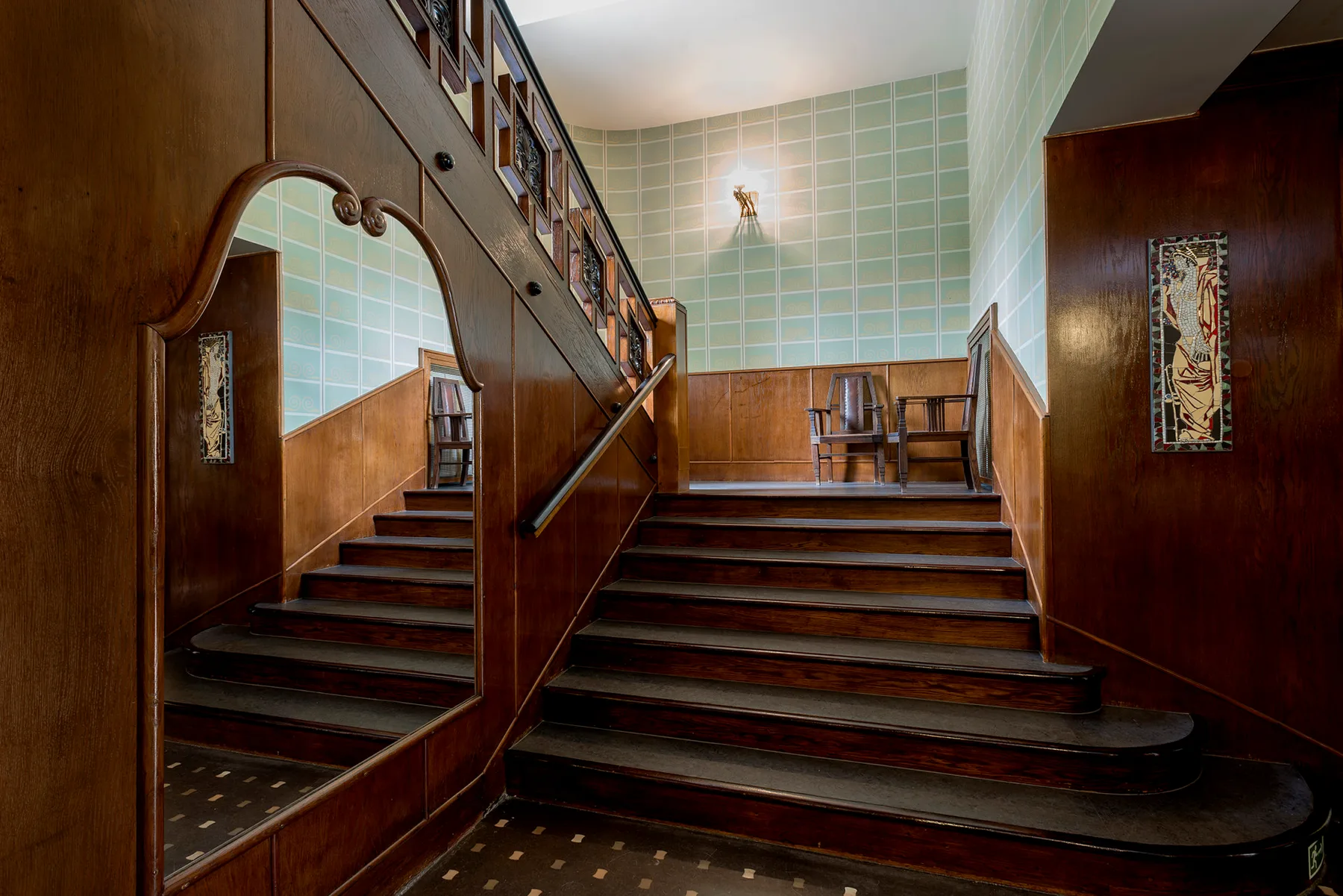 Staircase at reception