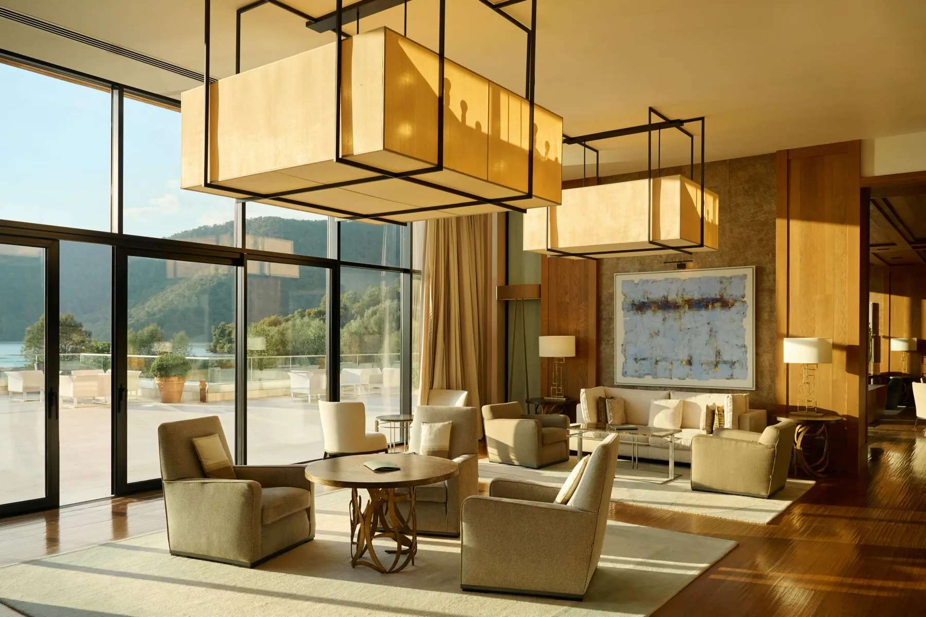 Chenot Palace Gabala tea room