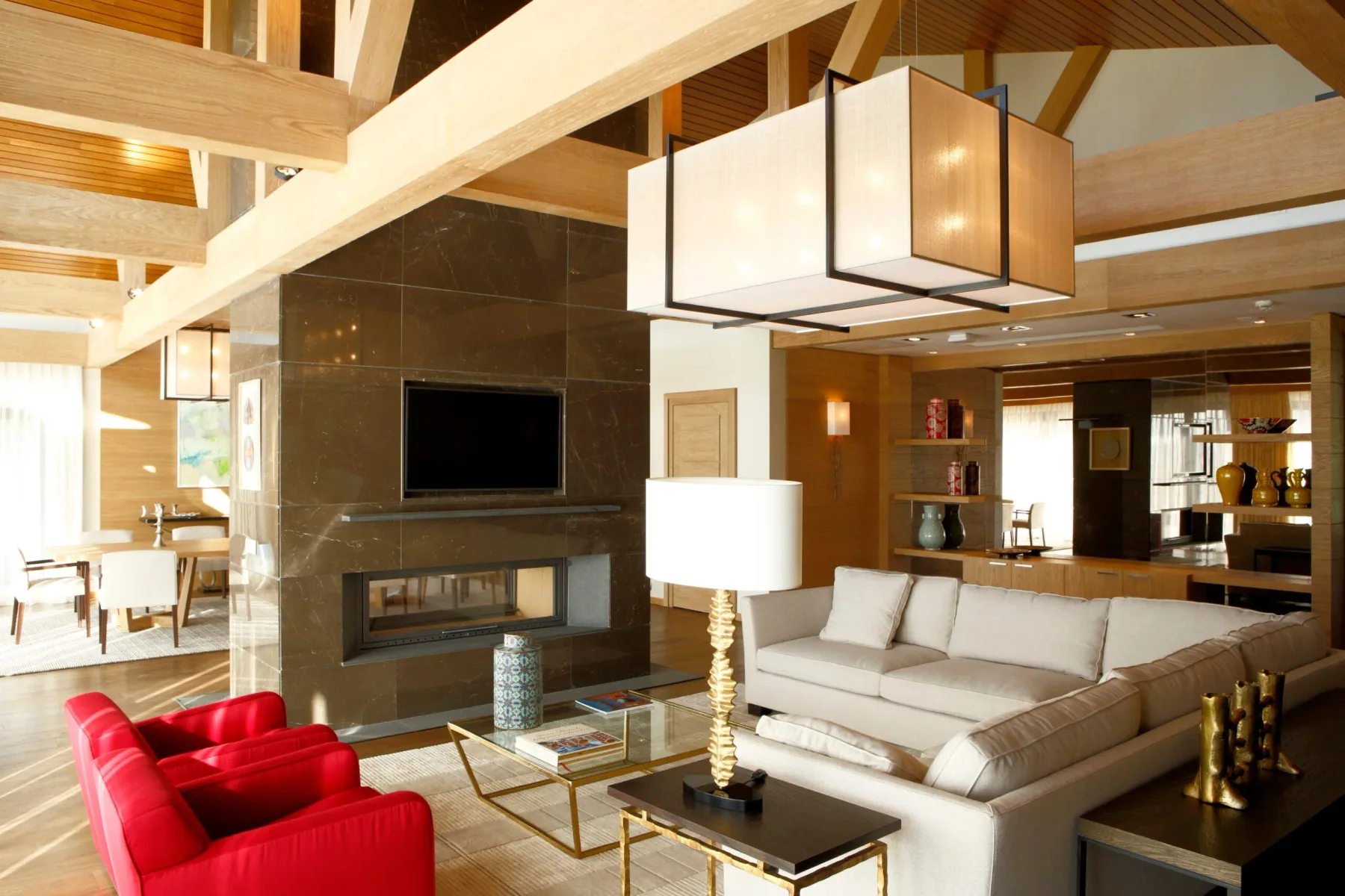 Chenot Palace Gabala villa living room
