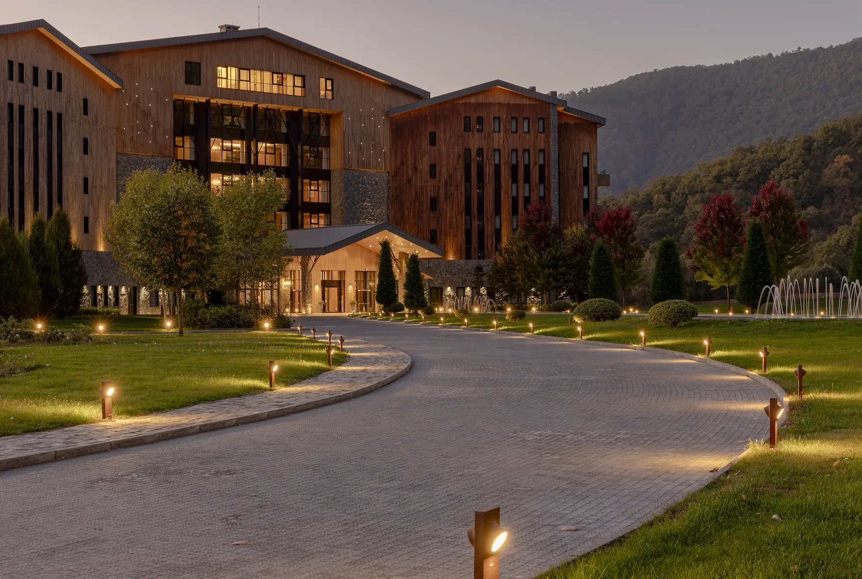 Outdoor view at Chenot Palace Gabala