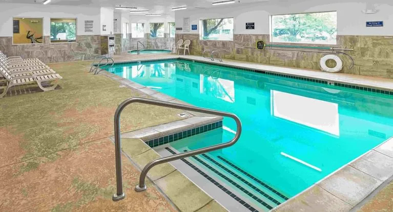 Indoor swimming pool.