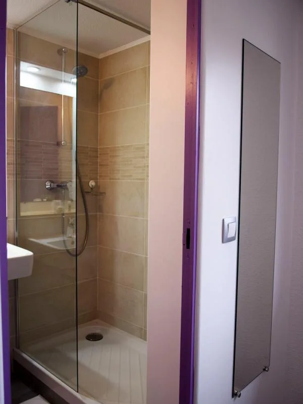 Bathroom with walk-in shower