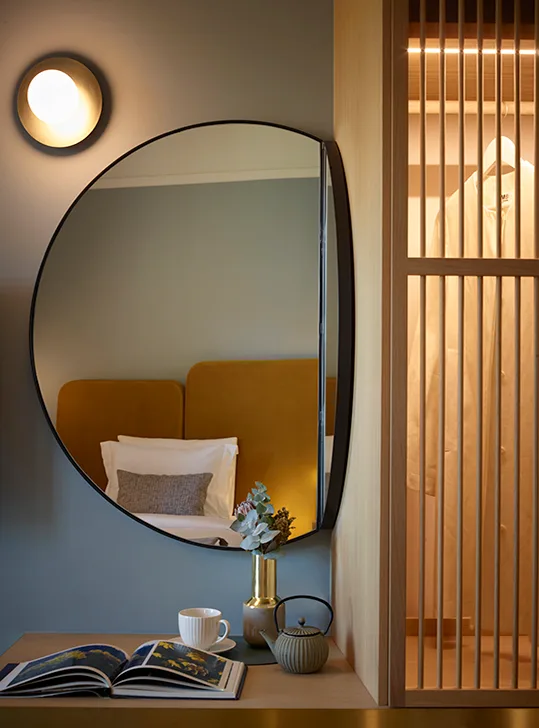 Hotel room or interior