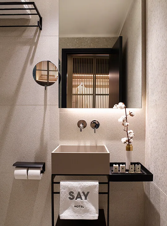 Hotel room or interior