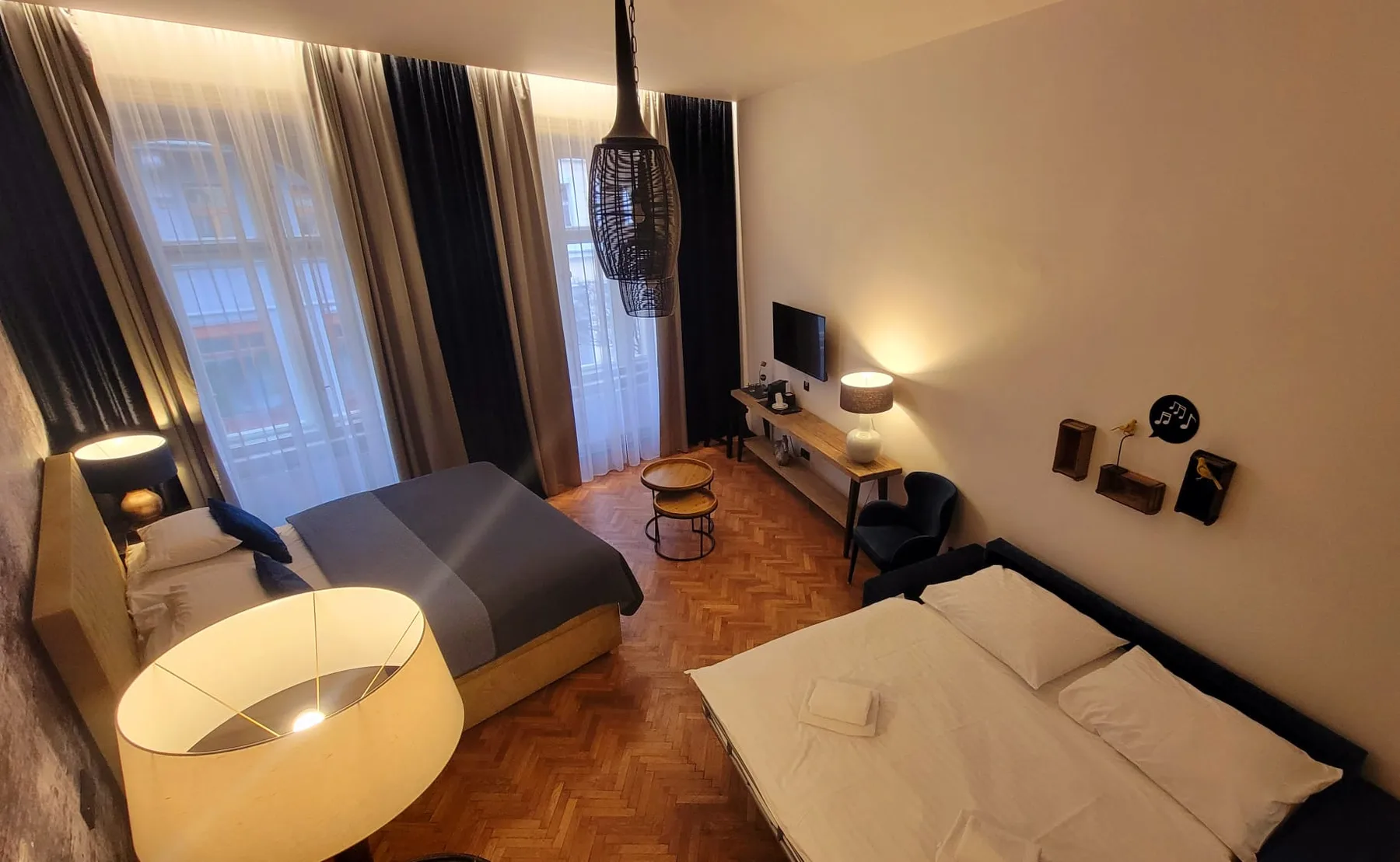 Habitación para cuatro personas