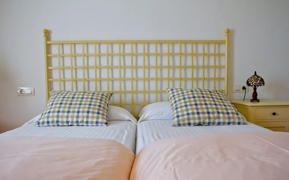 Twin room headboard