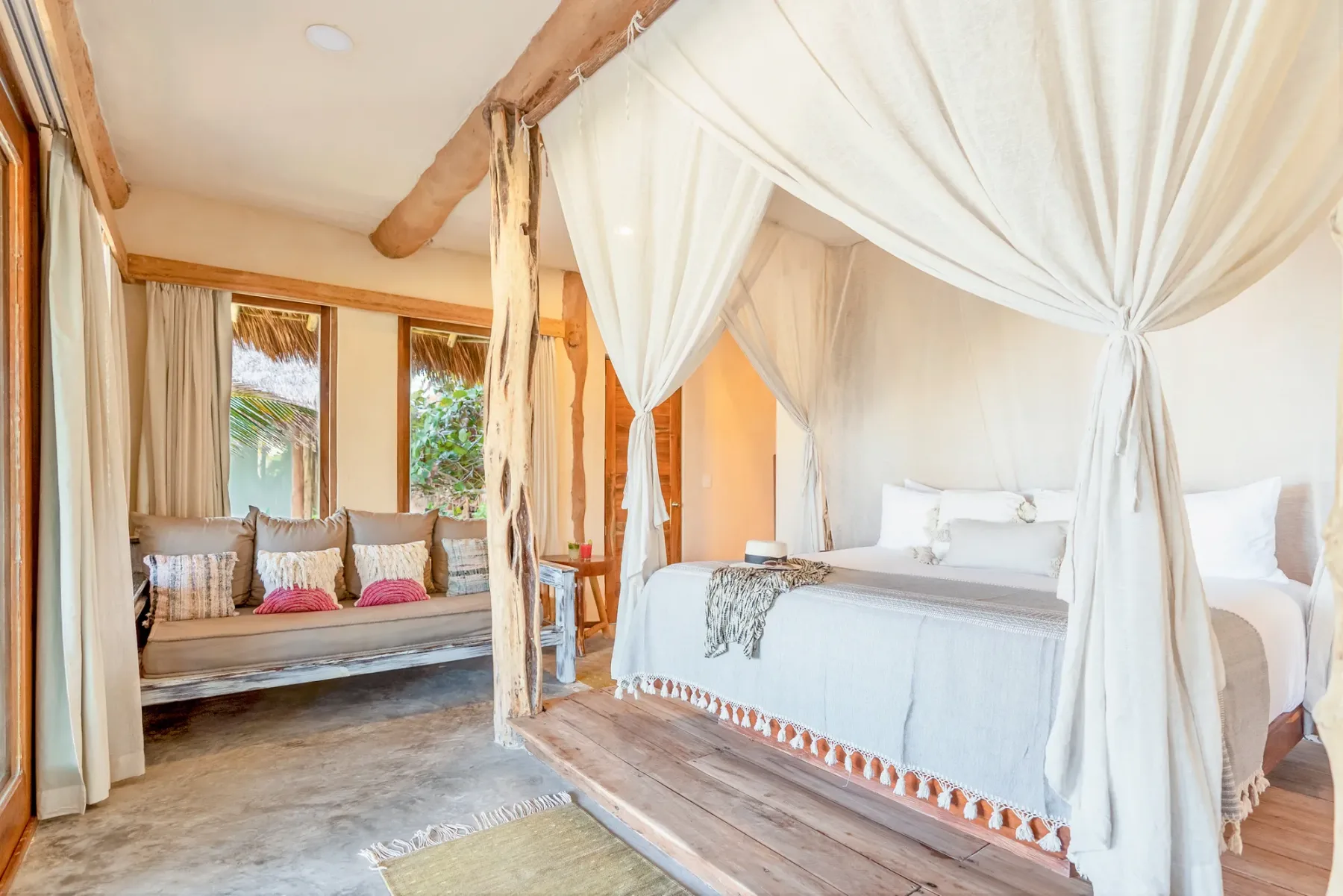 Room detail at Ahau Tulum