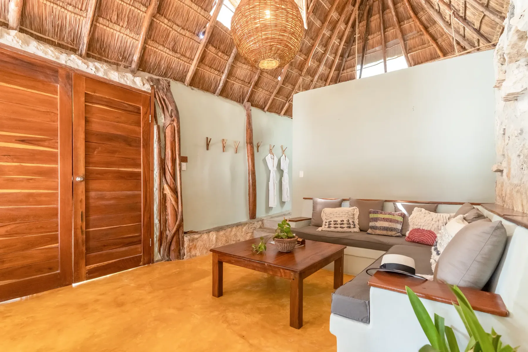 Beach House interior at Ahau Tulum