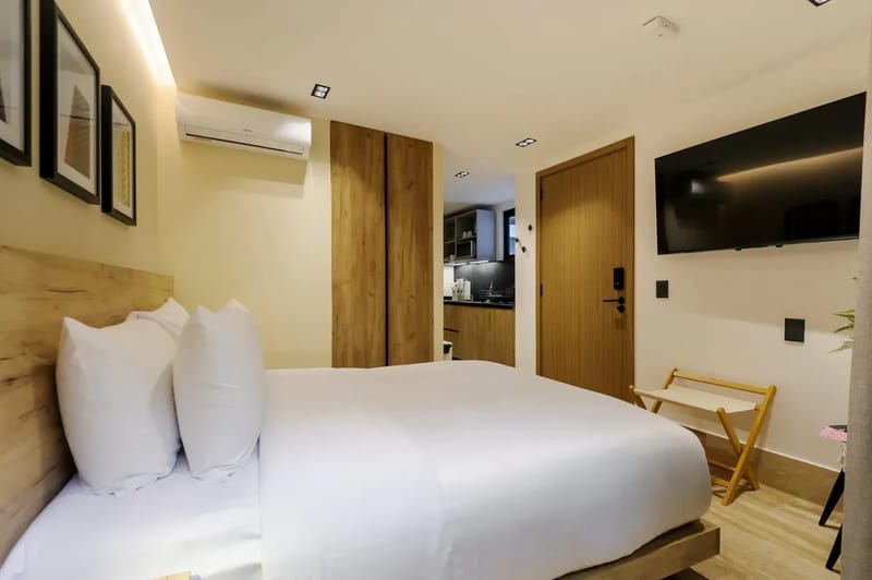 w* Modern Loft w/Balcony in Parque Mexico