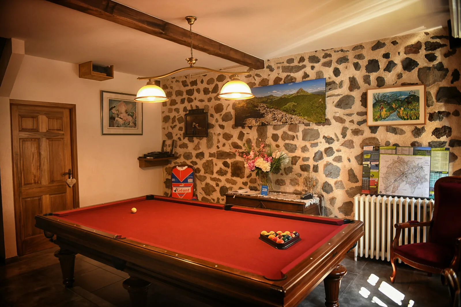 Billiards room