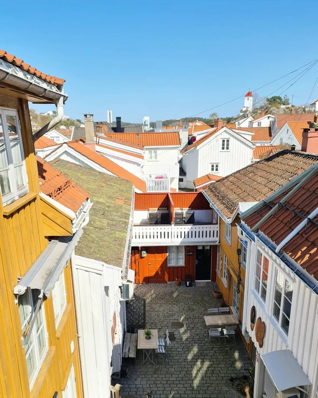 View of the town from Sagafjord Suite
