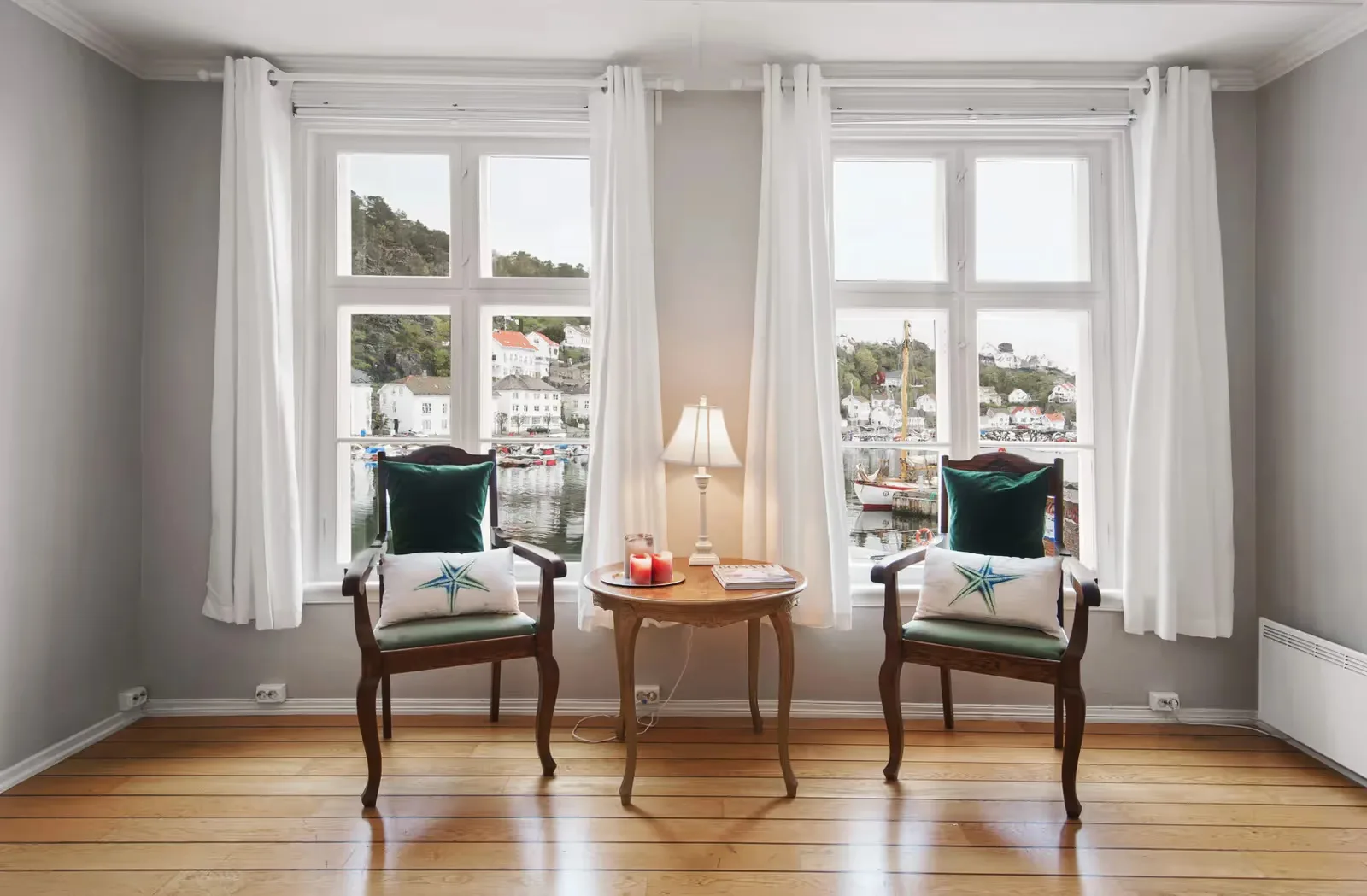 Harbour view from Exellensen Suite