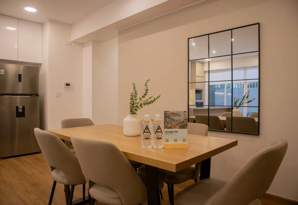 Chic 2BR Indoor Terrace in Miraflores