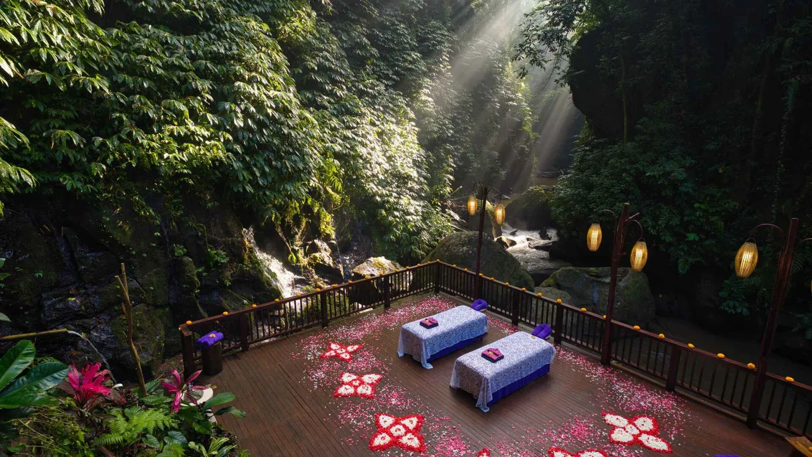 Riverside spa