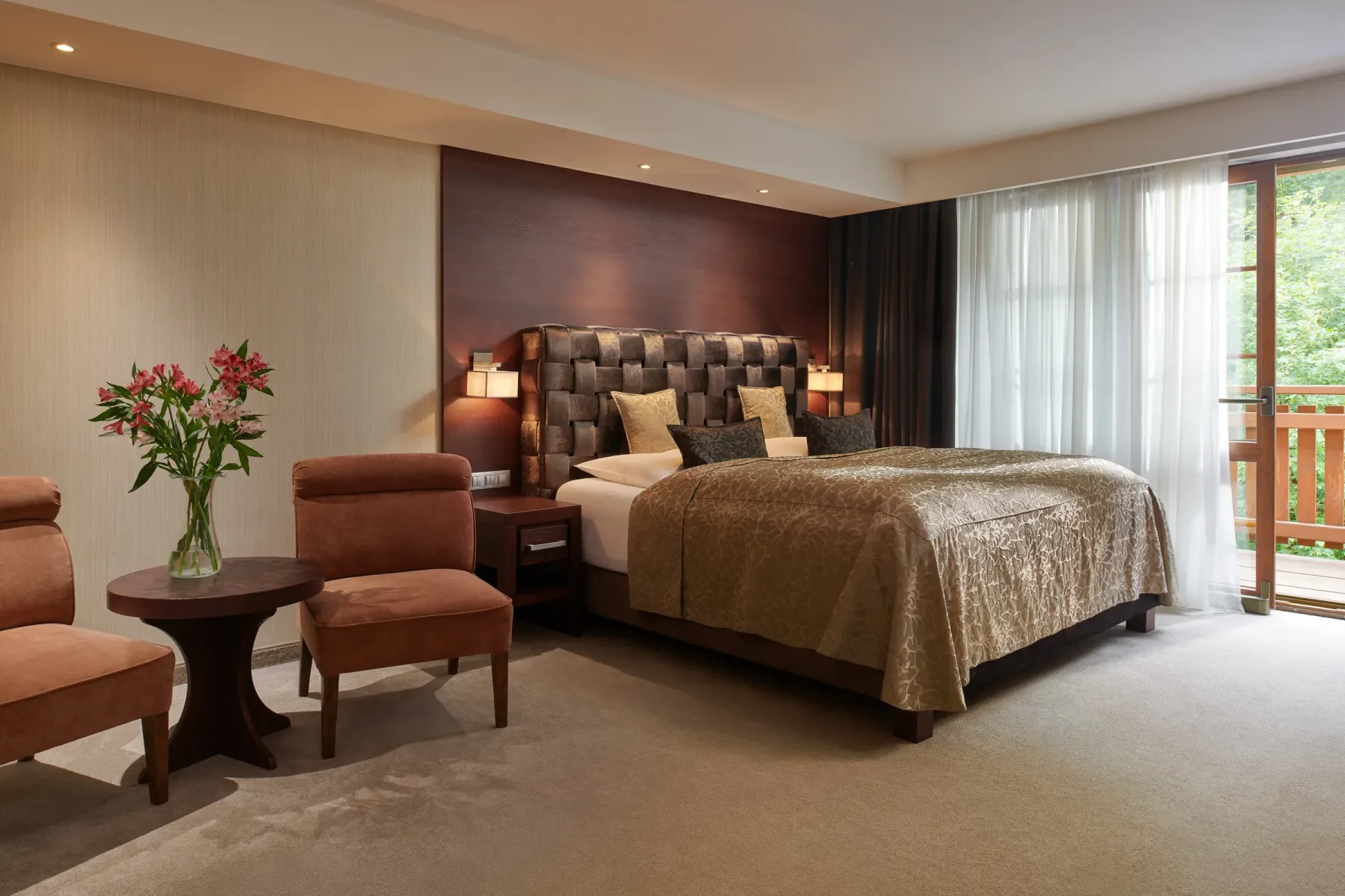 Habitación doble Deluxe con balcón