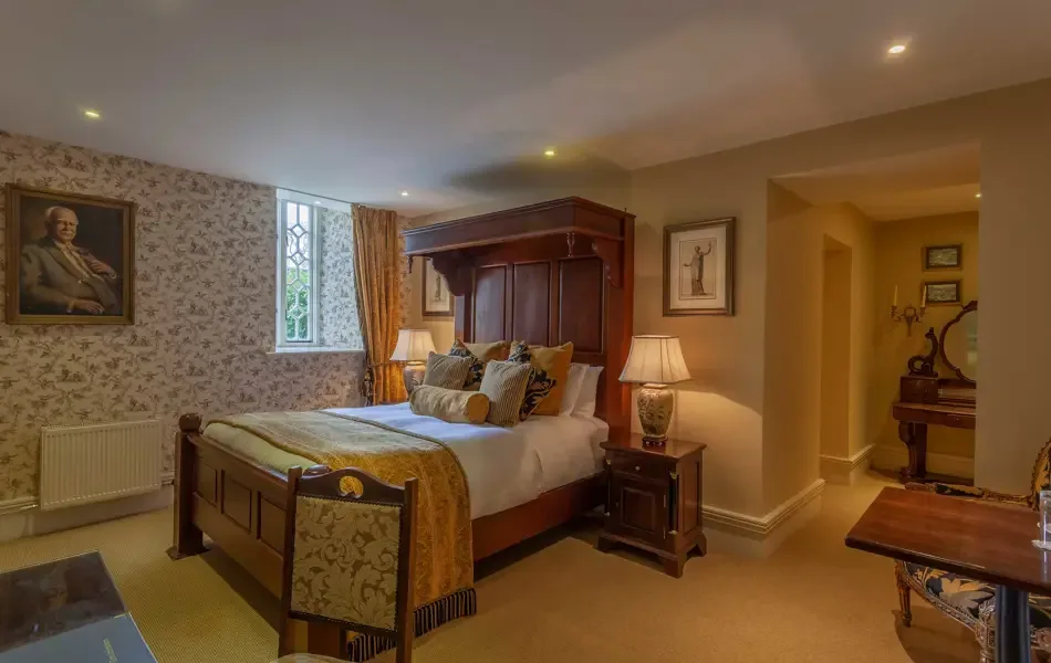 Castle hotel suite interior