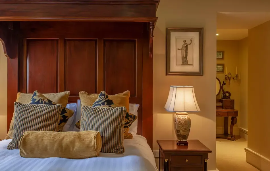 Castle hotel room interior